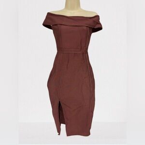 Off-shoulder Pink Dress woman size s